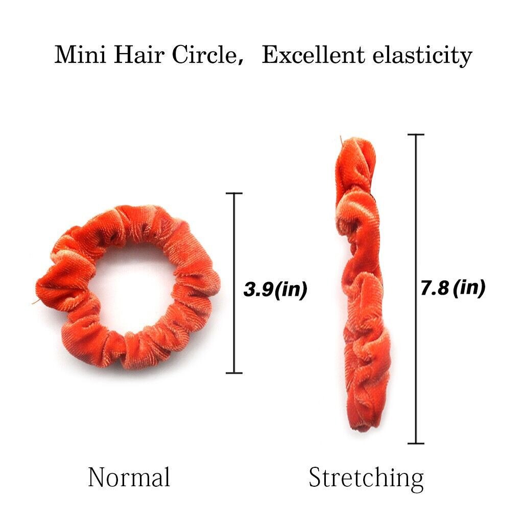 50 Uds. Paquete elástico Scrunchie de terciopelo bandas para pelo para mujer o niña accesorios para el cabello para mujeres rápida