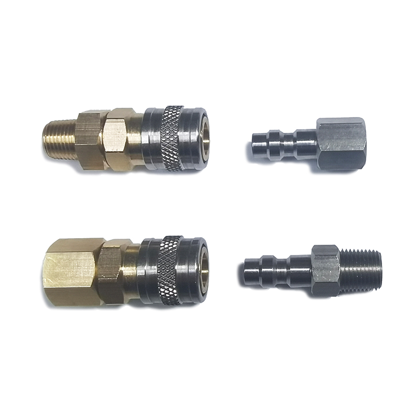 Nuovo Air HPA Soft Magazine rubinetti adattatore valvola adattatore maschio Foster attacco a sgancio rapido Marui KJW/WE KSC/KWA (US)