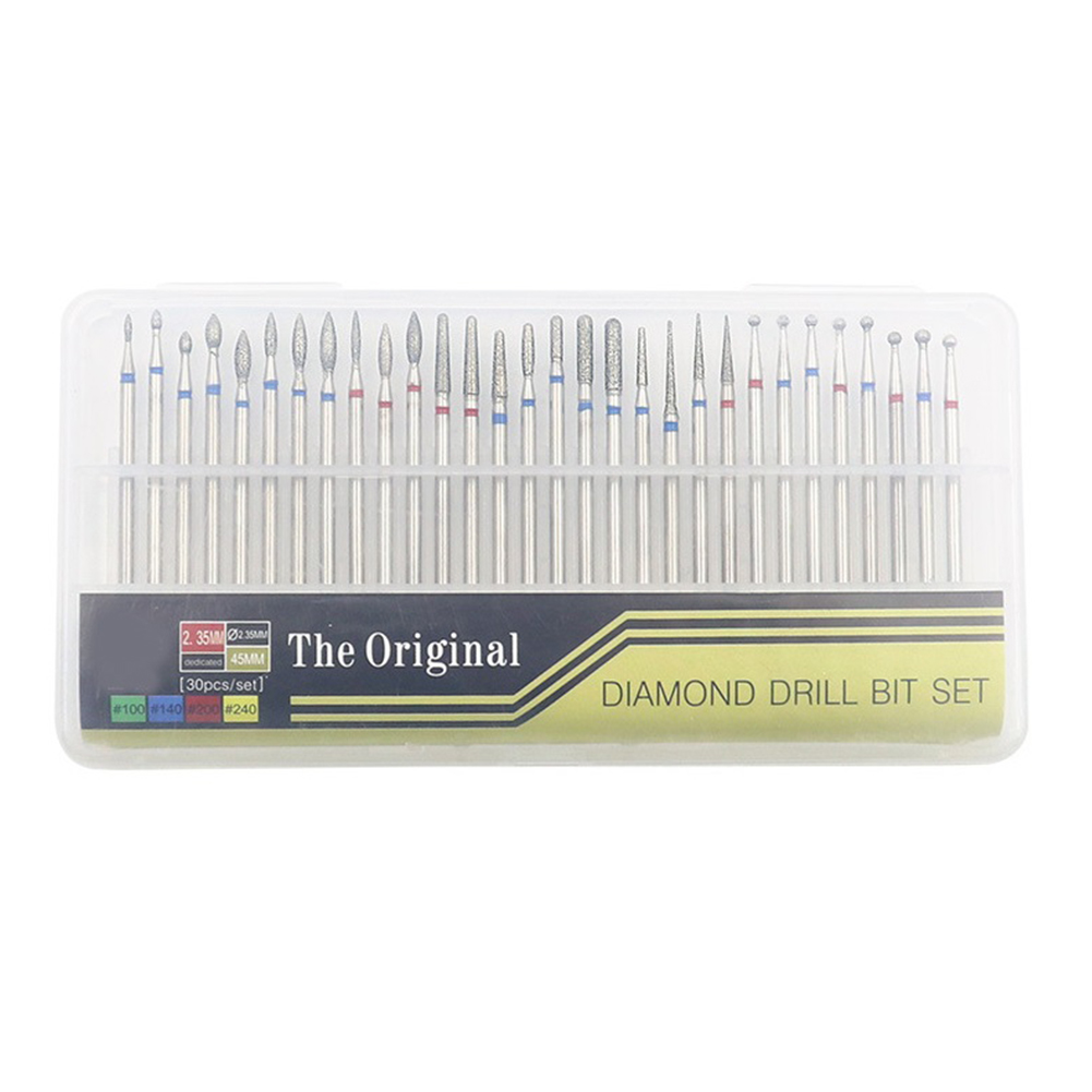 30Pcs Diamond Nagel Boor Set Voor Manicure Elektri... – Grandado