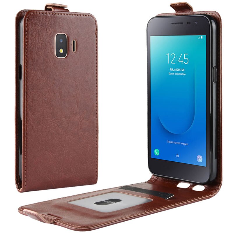 Vertical Flip Leather Case For Samsung Galaxy J2 Core Case Magnetic Phone Case For Samsung J2 J260 J260F 5.0'' Back Cover Bag