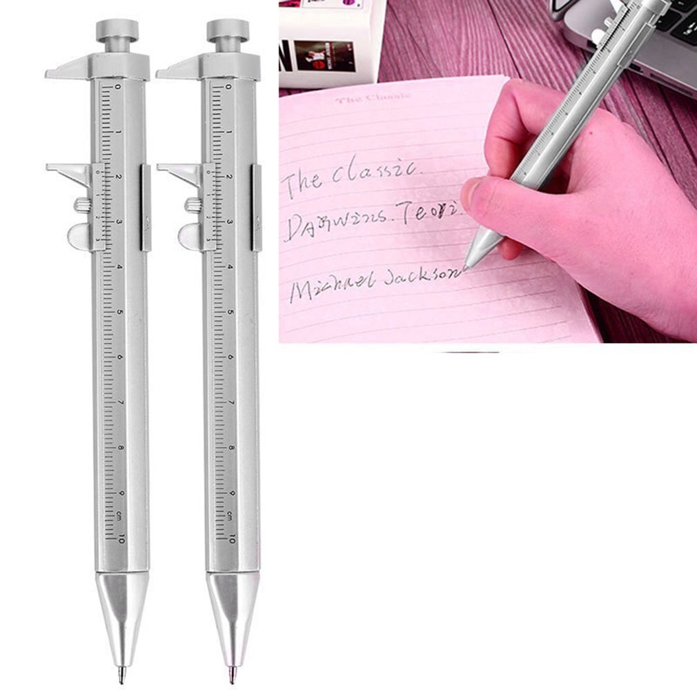 Gel Ink Pen Vernier Caliper Roller Multifunction Ball Pen Stationery Ball-Point 0.5mm