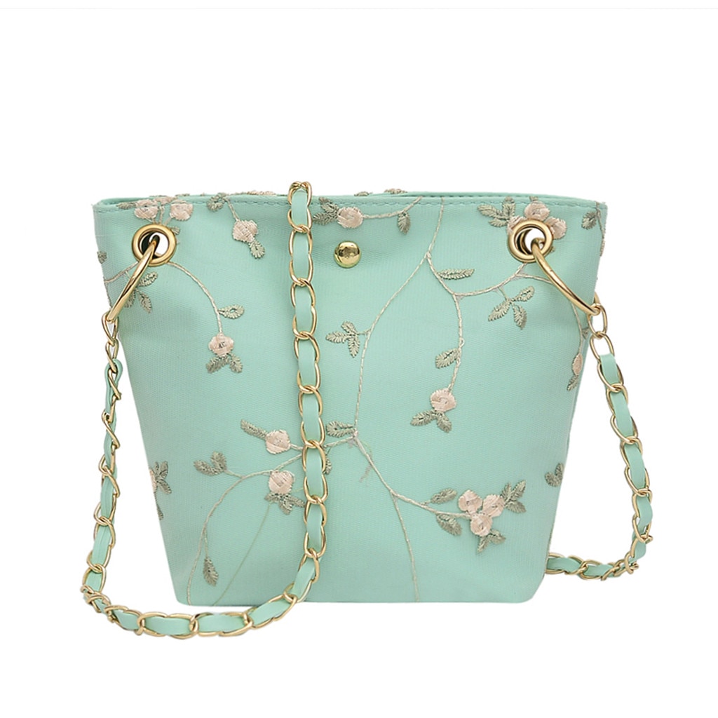 Women's Messenger Bags Handbag Women Beach Lace Embroid Bucket Bag Leather Clutch Square Crossbody Bag Lady Shoulder Bag Purse: C