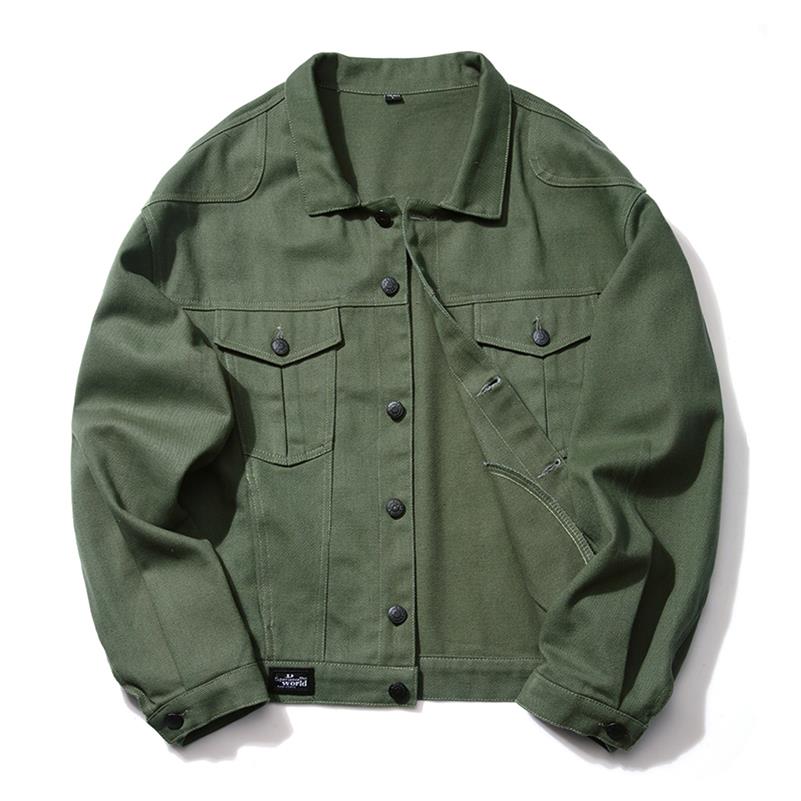Plus size vår høst 10xl 8xl 7xl 6xl 5xl 4xl yards menn frakk herre denim herre økt jakke chaqueta hombre jakkeslag: 1 / Xxl