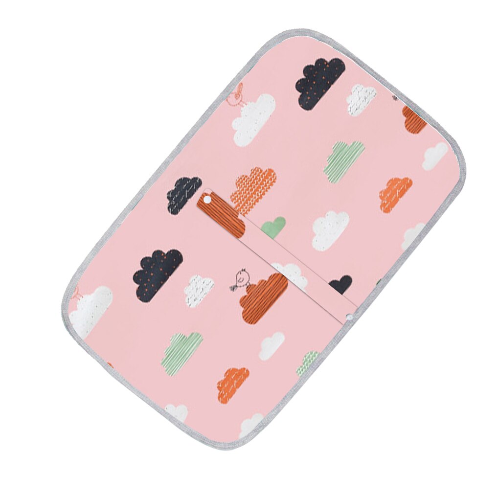 ¡Novedad de ! Colchón impermeable para bebé, colchoneta plegable lavable para bebés, colchoneta reutilizable para niños de algodón con dibujos animados, cojín de 50x70cm: 03