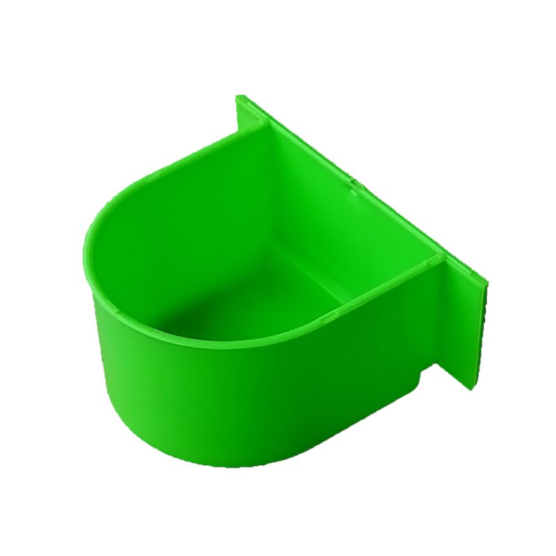 pet supplies bird cage food trough bird feeder green transparent semicircular food container bird cage accessories J6A5128