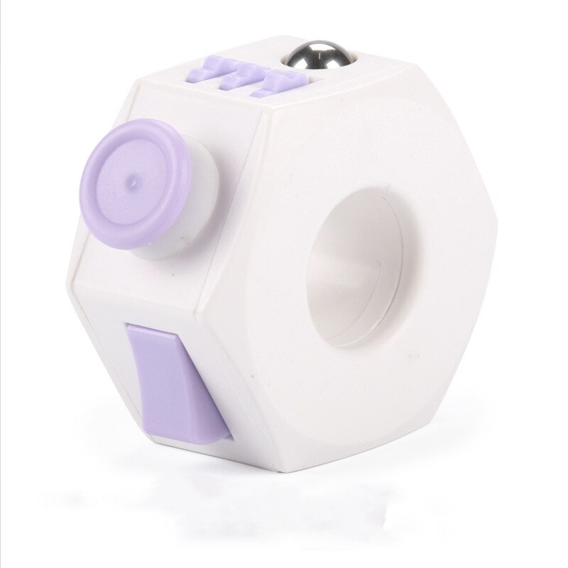 ZK20 Decompression Hand Ring Toys Finger Decompression Toy Toy Kill Time Pinch Music for Children and Adult: Purple