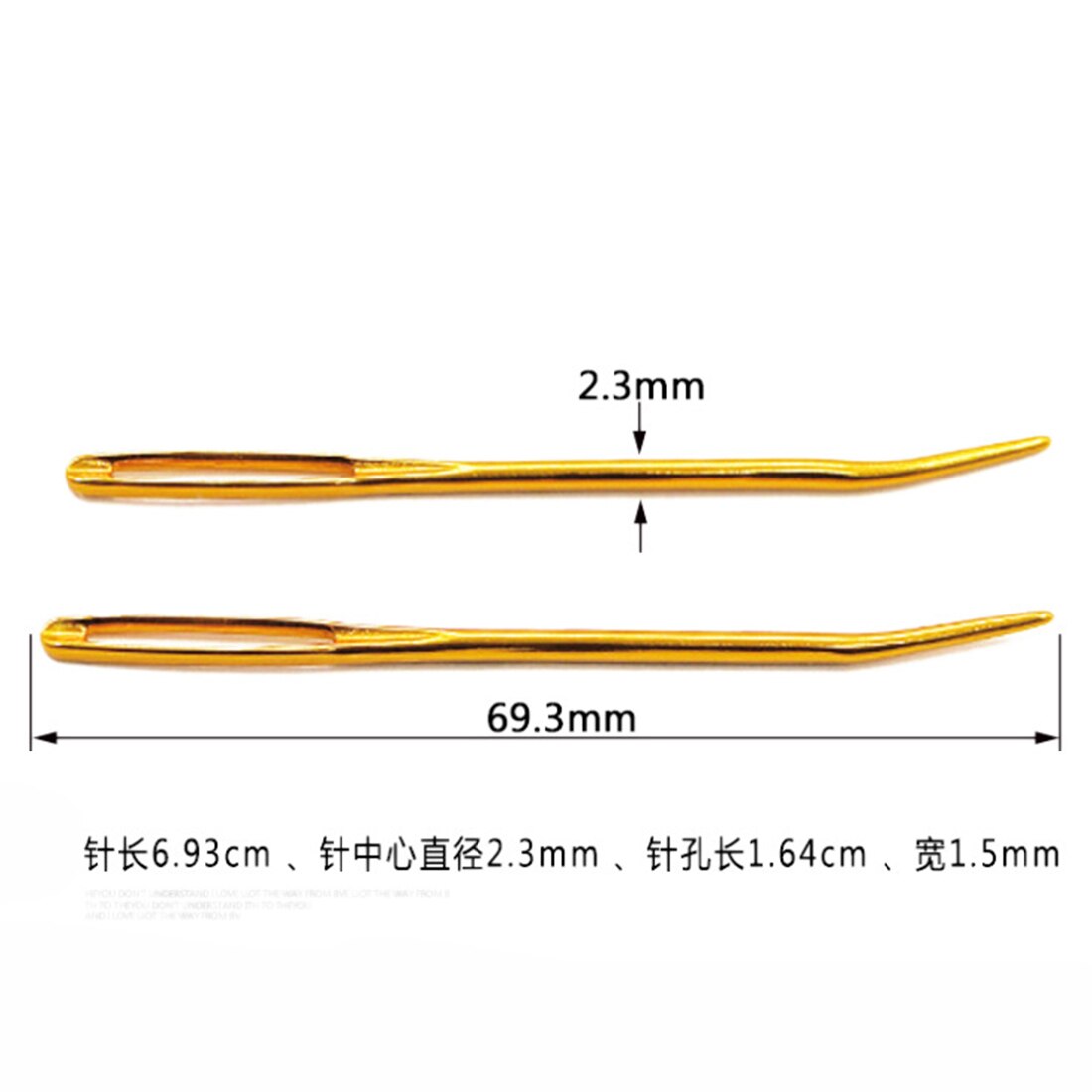 Aguja de coser de ojo grande, accesorio de costura de punto de cruz, hilo de bordado de cuero hecho a mano, 9-20 Uds.