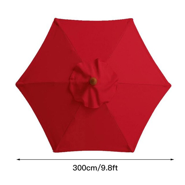 Toldo impermeable para exteriores, sombrilla de Patio, cubierta protectora para jardín en voladizo, sombrillas para piscina, pérgola: Rojo