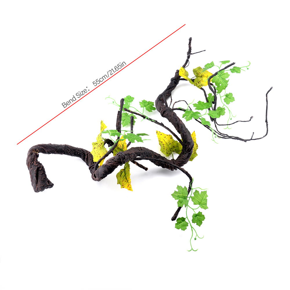 WF-2 Reptile Pets Flexible Climbing Habitat Vine for Lizards Frogs Snakes Reptiles Pet Supplies Reptiles Terrarium Decoration