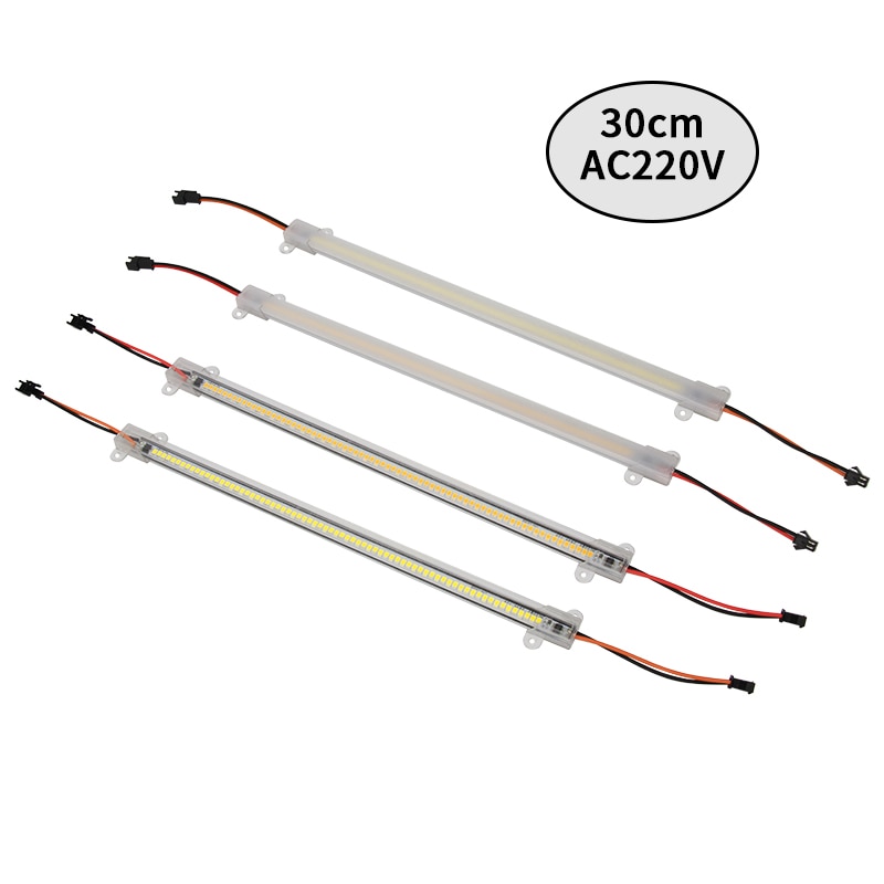 1PC LED Bar Light AC220V High Brightness 8W 30cm 72LEDs 2835 LED Rigid Strip Energy Saving LED Fluorescent Tubes