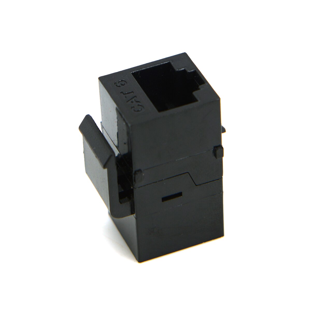 Chenyang Cable UTP CAT6 Keystone Coupler RJ45 Female to Female UTP CAT6 Keystone inline Coupler Black Color