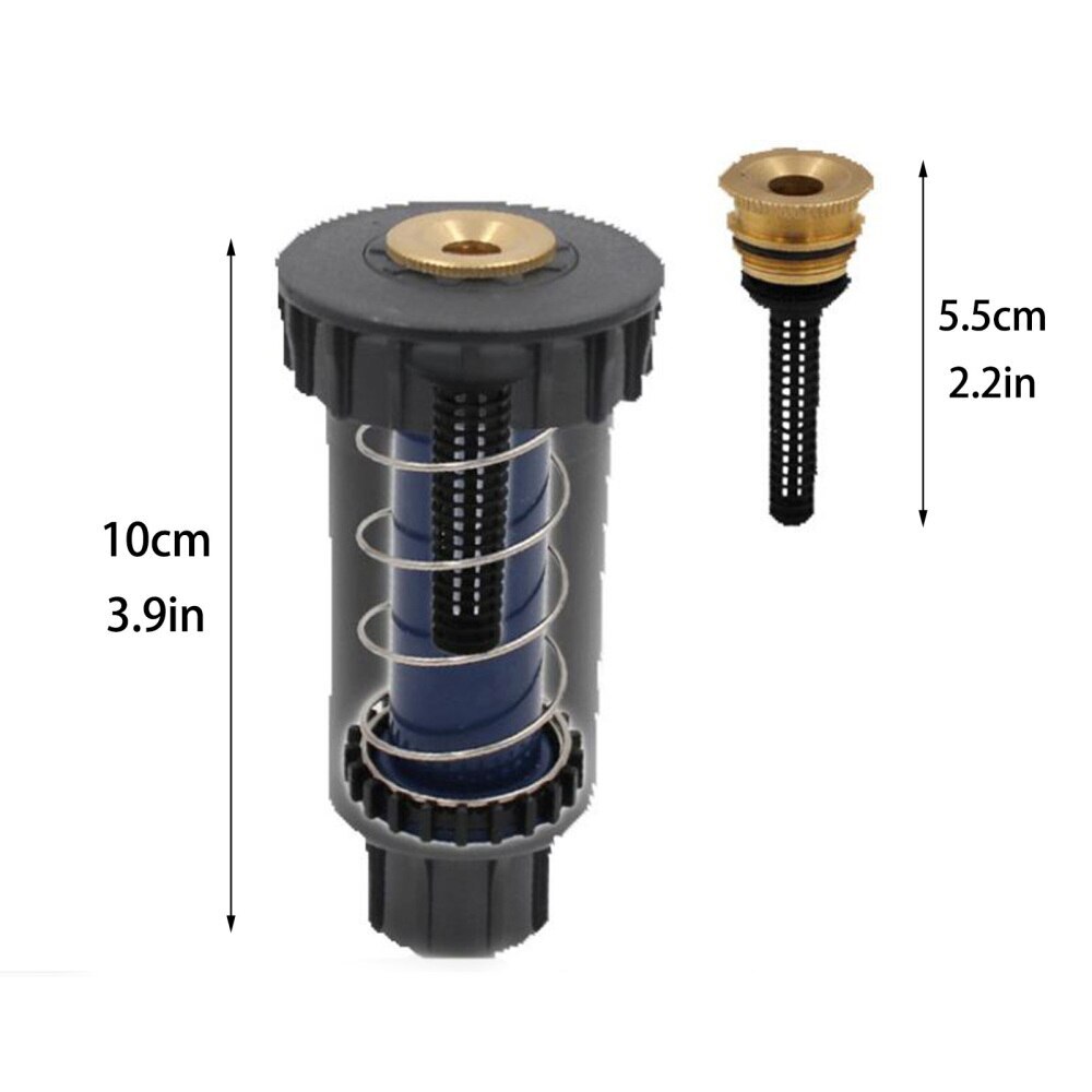 Tuin Irrigatie Sproeiers - 30 Stuks - 360° Draaibaar - 60-100 L/Uur - Voor 4/7 Mm Slang - Kunststof - Kas & Gazon