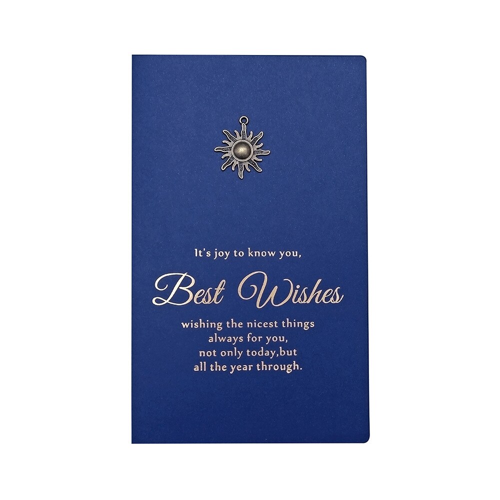 10Pcs Blue Wenskaart Postkaart Verjaardag Brief Envelop Jaar Card Set Bericht Kaart: The Sun
