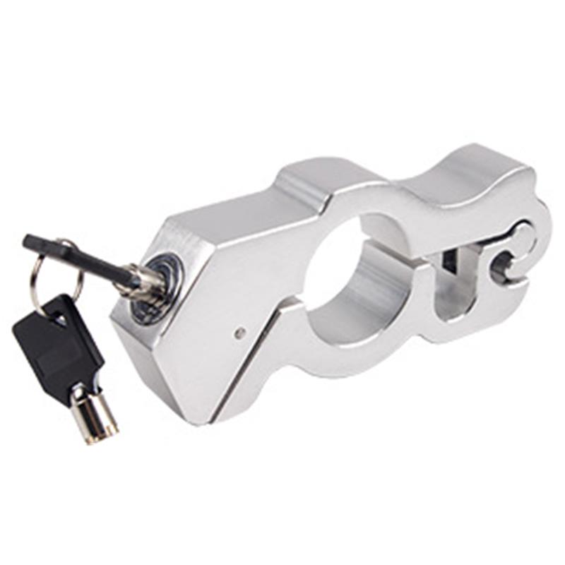 Motorrad Geändert Lenker Schloss Helm Anti-diebstahl Schloss Elektrische Fahrzeug Schmutz Fahrräder Aluminium Legierung Lenker Feste Horn Schloss: MULTI
