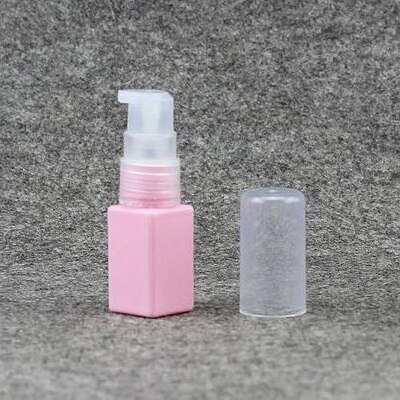 5 stk prøve genopfyldelige flasker lille sprayflaske 10ml flydende sæbe shampoo lotion plast presset pumpe mini skum flasker 10/24: 10ml -  lyserøde flasker
