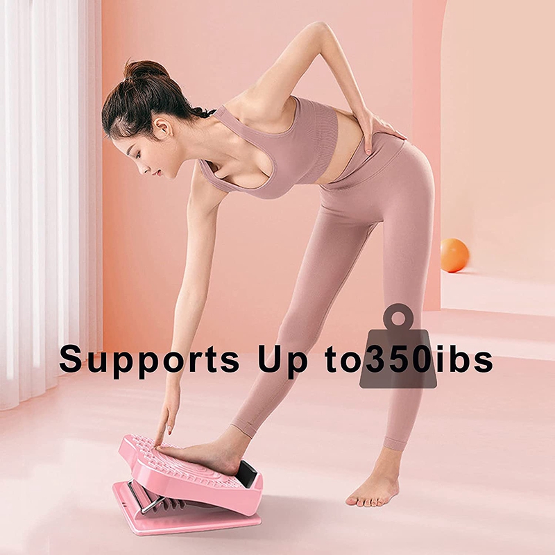 Tilt Board Portable Slant Board Adjustable Slant By 9 Levels for Hamstring Achilles Leg Calves Muscle Exerciser