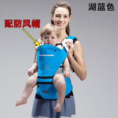 Porte-bébé multifonction d'hiver aiebao avec repose-taille dorsal