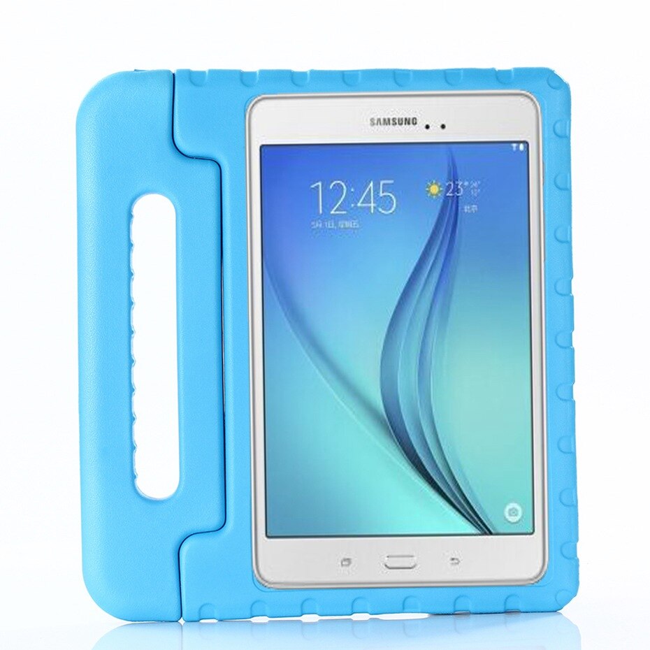 Capa de eva resistente a impacto para crianças, capa de segurança não tóxica para samsung galaxy tab a a2 10.5 polegadas 2018 sm t590 t595 t597 com suporte corpo inteiro