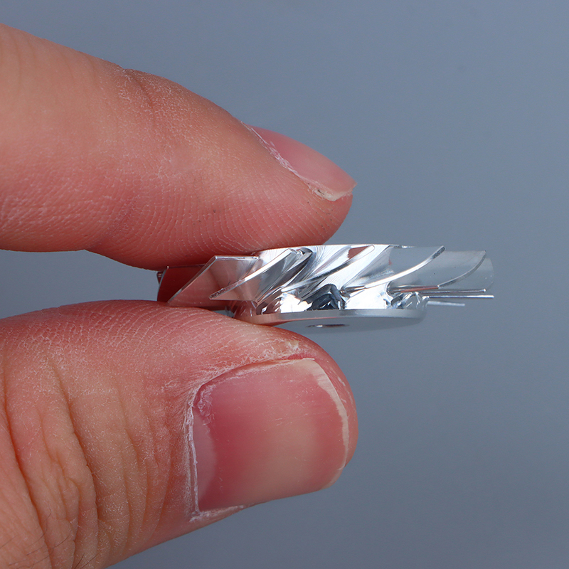 Durable Hair Dryer Parts 27mm Fan Blade Impeller CNC Machined High Precision Aluminium Impeller Repair Accessory