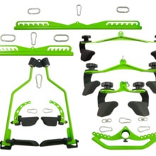 Training back muscles rowing high position pull down low pull handle fitness equipment pull back handle pull back trainer