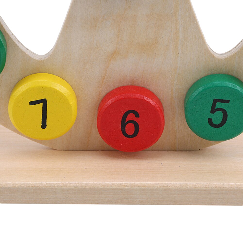 Houten Educatief Klok Speelgoed Voor Baby Speelgoed Vroege Educatieve Leermiddelen Math Speelgoed Digitale Klok Houten Speelgoed Leren Puzzels