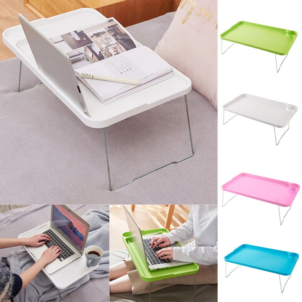 Table d'ordinateur portable de pour lit table d'ordinateur pliable pour lit avec Table pliante de Table d'étudiant de Table paresseux de Table d'ordinateur portable