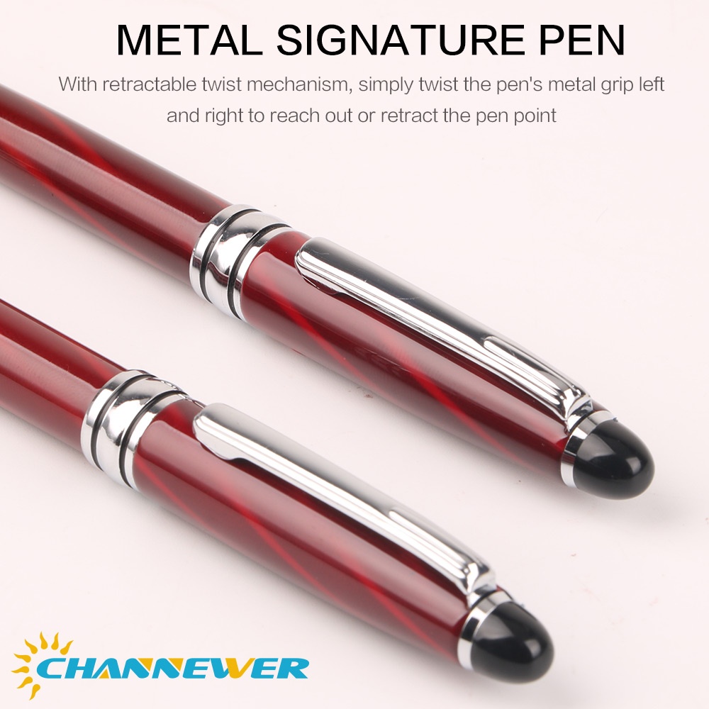 STONEGOP remium Ballpoint Pen Retractable Lacquer Rollerball Pen Smooth Writing Roller Ball Pen Executive Signature Pen