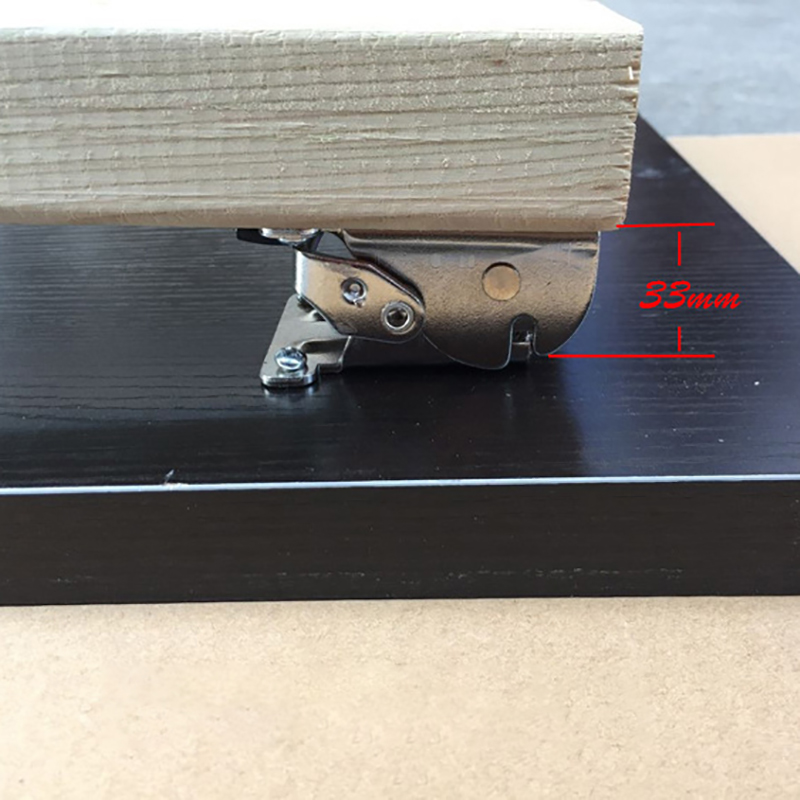 Charnière pliante en fer, support de pieds de Table pliable pour Extension de chaise, verrouillage automatique, quincaillerie