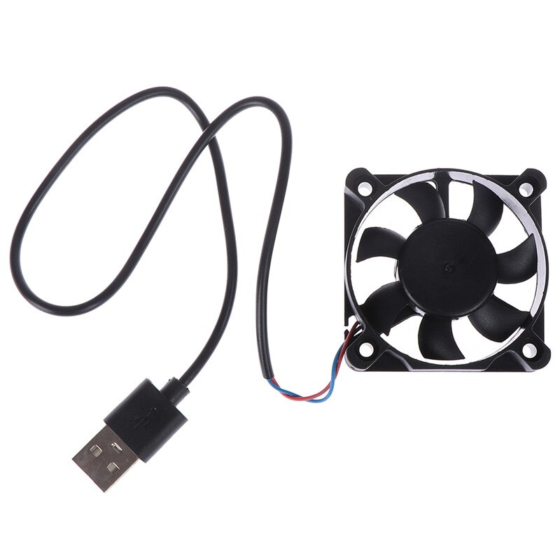 1pc 5v usb -liitin pc tuulettimen jäähdytin jäähdytyselementin pakokaasun suorittimen jäähdytyspuhaltimen vaihto 45cm kaapelilla 50 x 50 x 10mm
