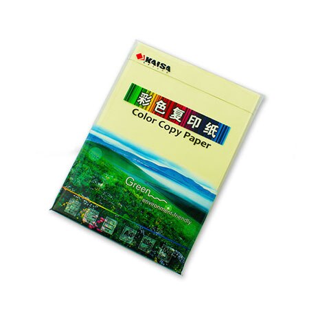 DIY Color paper A4 Origami paper 100 sheets Red Pink Green Blue 80G copy paper Office School Supplies Writing Pads: Yellow