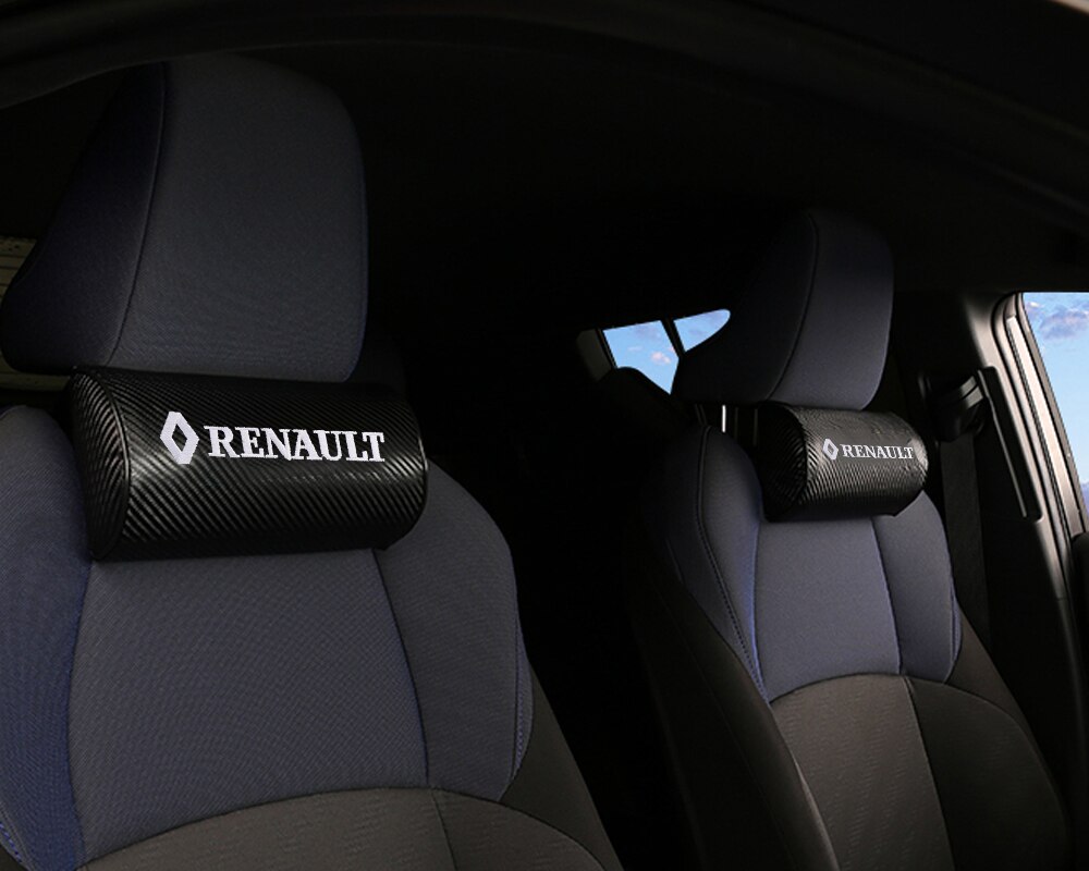 Voiture 2 pièces Cashion Coussins de Cou deux Côtés En Cuir Pu Simple Appui-Tête Pour Honda CIVIC Mugen INSPIRER XR-V CR-V CR-Z Ajustement Pilote