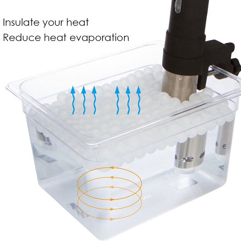 Sous vide kogekugler bpa fri 20mm 250 kugler med tørretaske til anova joule komfur vandbad madlavning og sous vide co