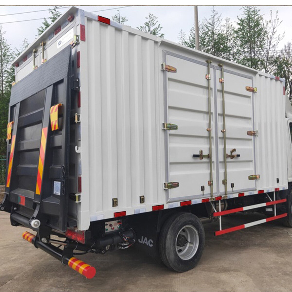 10PCS amber rectangular reflector self adhesive ECE Approval reflect strip for trailer truck lorry bus RV caravan