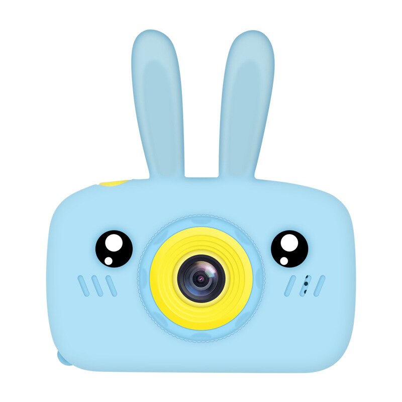 Dla dzieci aparat fotograficzny aparat cyfrowy HD Cute Cartoon dzieci aparat zabawki prezent urodzinowy zabawki edukacyjne dla dzieci aparat fotograficzny dla dzieci dziewczyna: Blue / 32GB