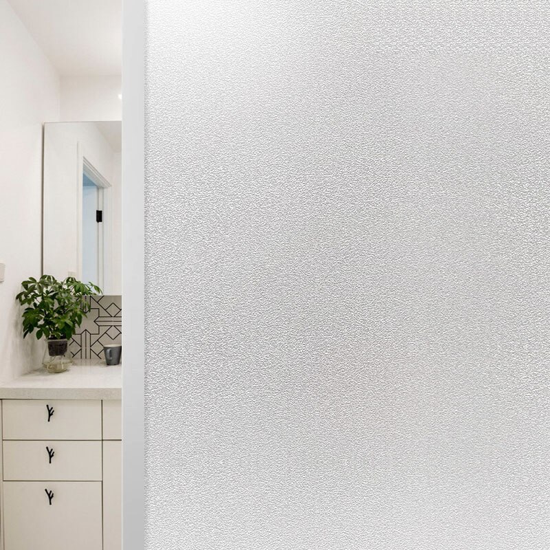 Electrostatic Frosted Glass Film Sticker Bathroom Toilet Window Sticker Translucent Opaque Anti-lighting Household