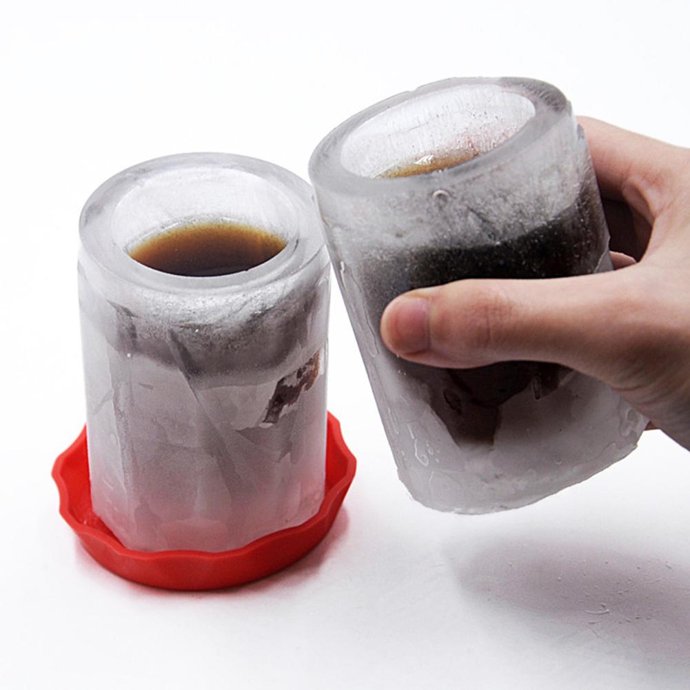 Tasse de bière d'été cylindre, Cube de glace, en Silicone, moule de congélation, plateau, fête, Cocktail, Cola, adapté au Bar, plage