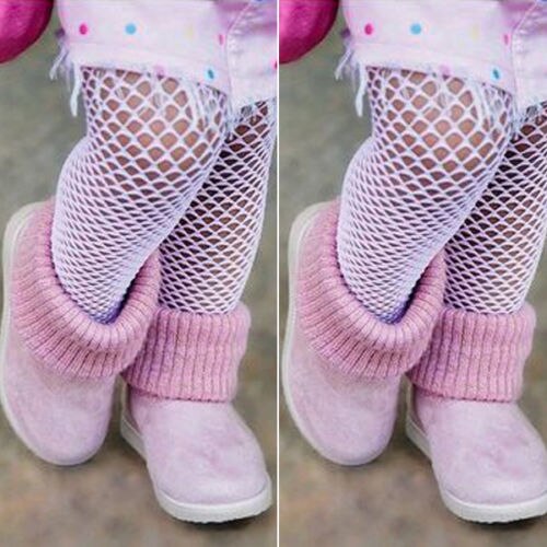 2018 Modo Scherza Neonata Maglia A Rete Net Motivo Pantyhose Collant Bianco Calze Nere SS