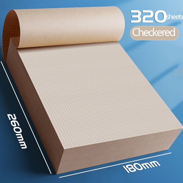 16K Draft Paper For Students&#39; Drafts Mathematical Grid Rendering Paper Check Paper Blank Painting Book Dot Matrix Notebook: 05