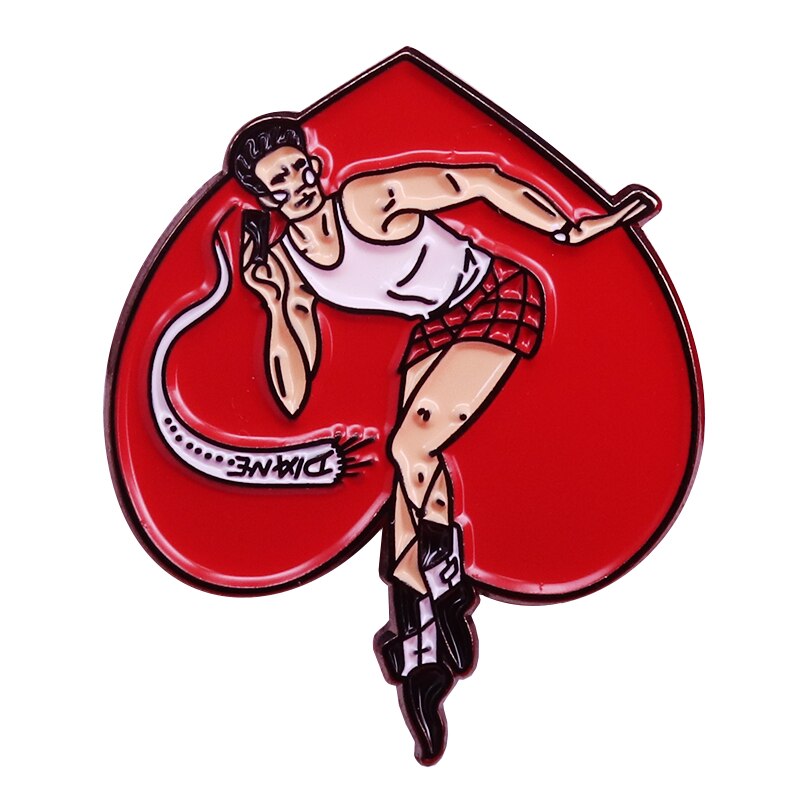 Twin Peaks Tekens Badge Agent Cooper Log Lady David Lynch Pin Diane Fire Lopen Met Me Broche: 07