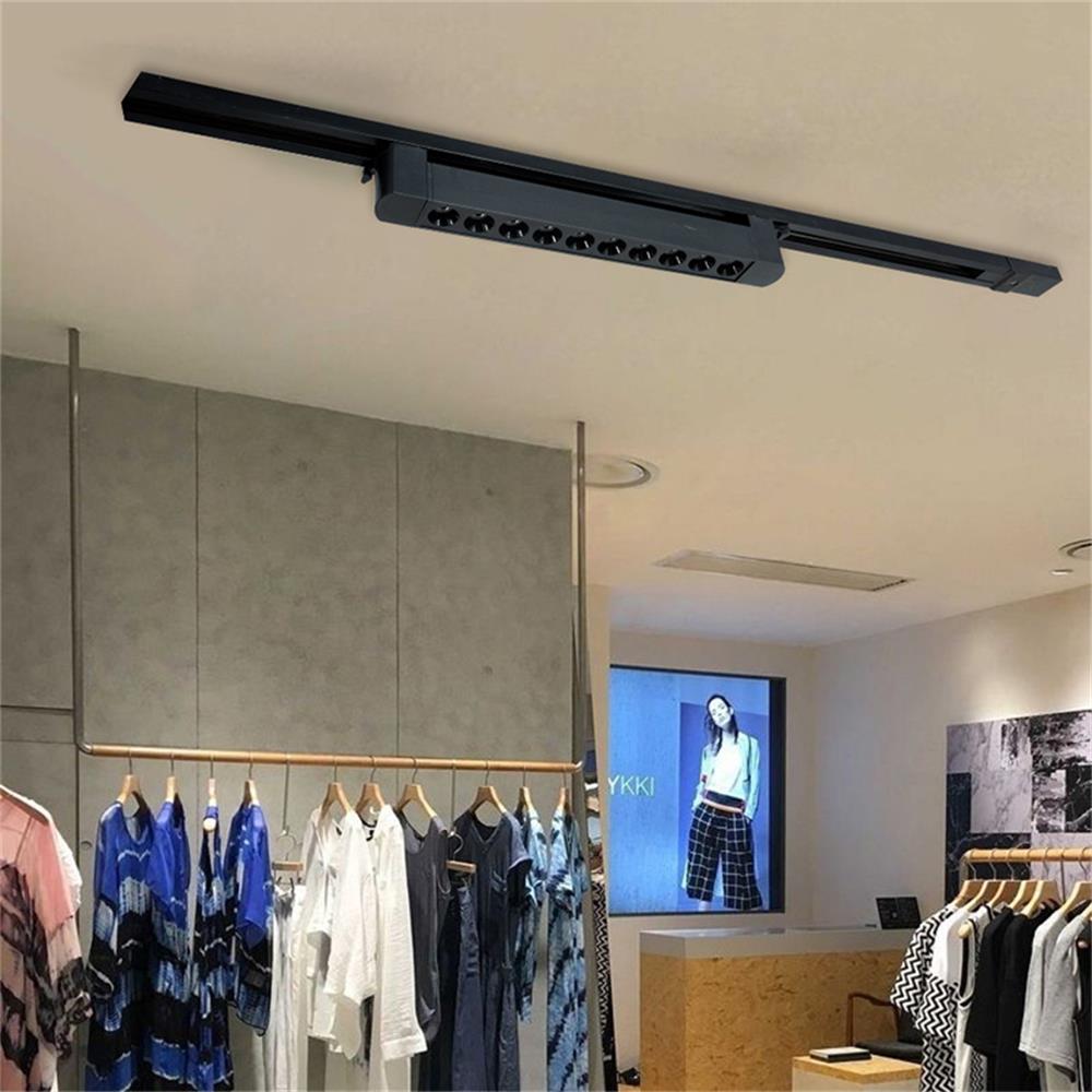 Długa lampa szynowa doprowadziło 10W 20W 30W doprowadziło powódź krata przewodnik lampa AC10V 220V reflektor wnętrz oświetlenie osprzęt Dom dekoracje iluminacja