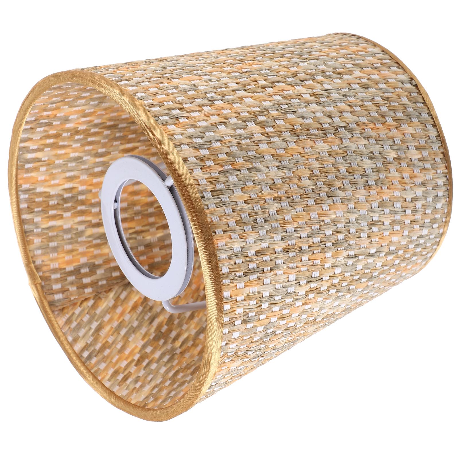 4 stuks kleurrijke lampenkap doek kunst kegel geweven huis vervanging tafel vloer plafond boerderij decoratieve verlichting accessoires: Default Title