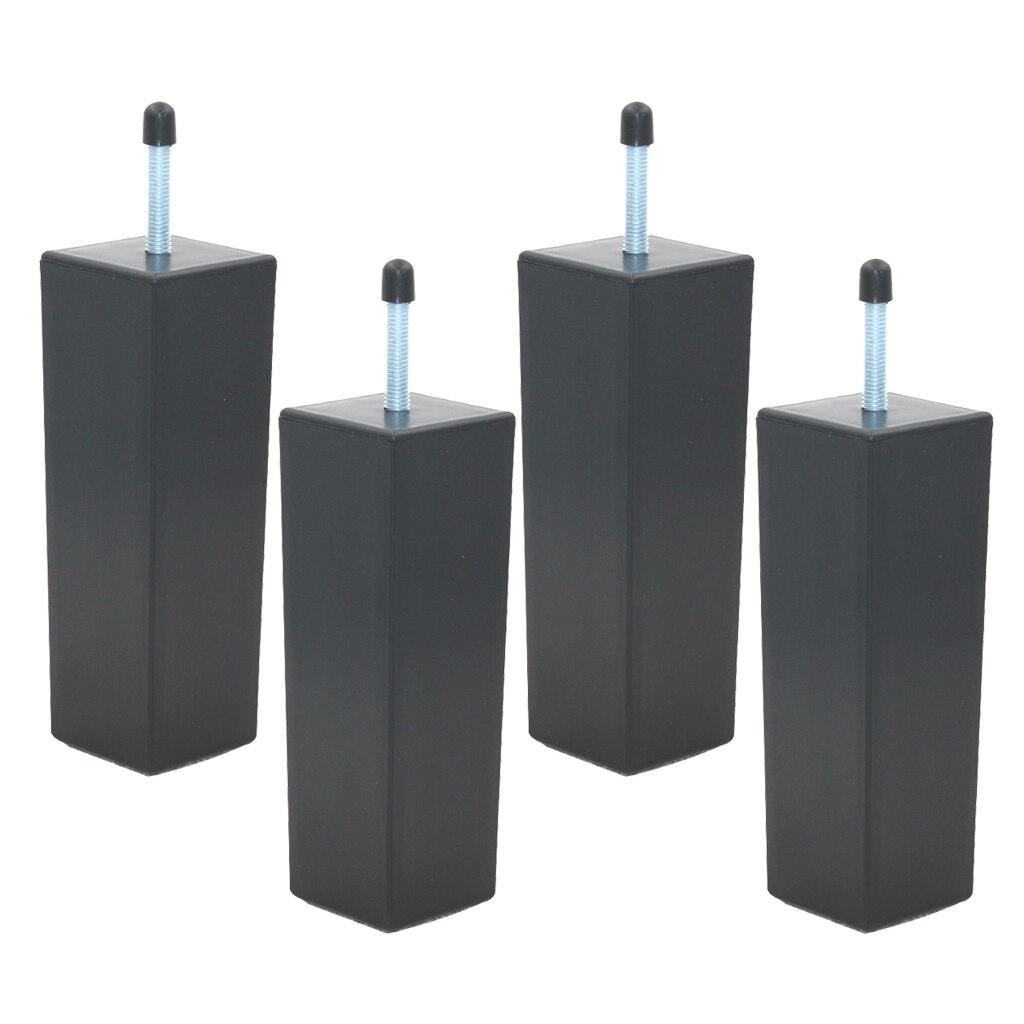 4 pièces lit Riser meubles jambes inachevé chignon pieds pour armoire canapé meuble TV causeuse commode 15cm