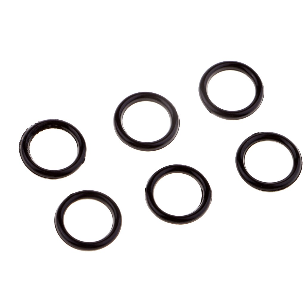 200 stk nylon bh strop juster skyder o ring lingeri gør-det-selv syhåndværk 6mm sorte klar