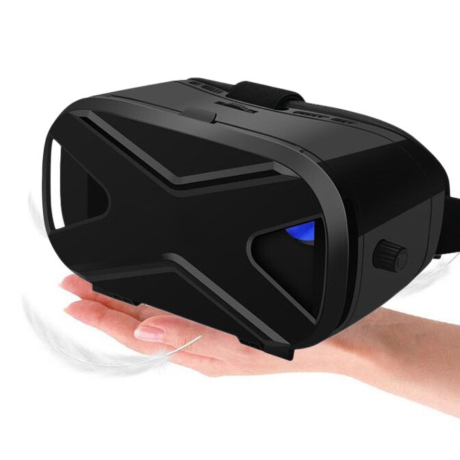 VR Virtual Reality Glasses 3D Headset Stereo Helmet Box with Eye Diopter Adjustment Panoramic View for Smartphones 4.5-6.0 Inch