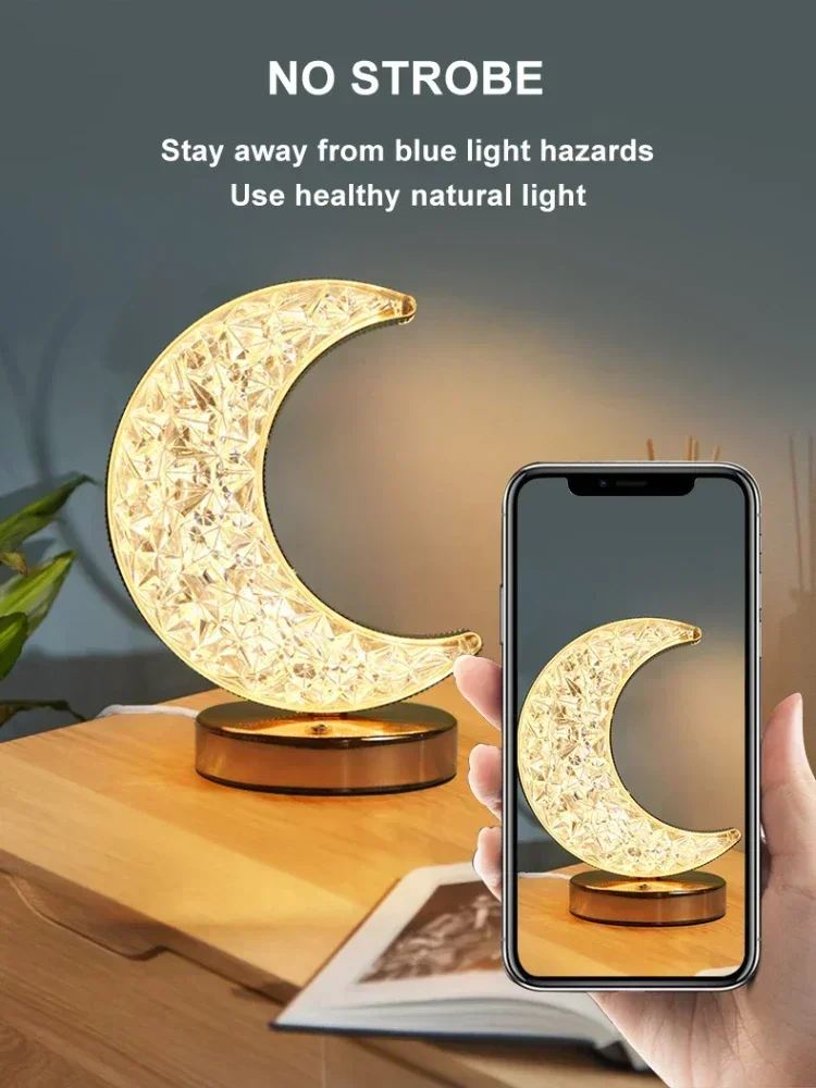 LED Mond Sterne Baum Deckel Licht Dekorative Nachtlicht Mit Mehreren Beleuchtung Modi Weihnachten Baum Lampen Ornament Für Feste