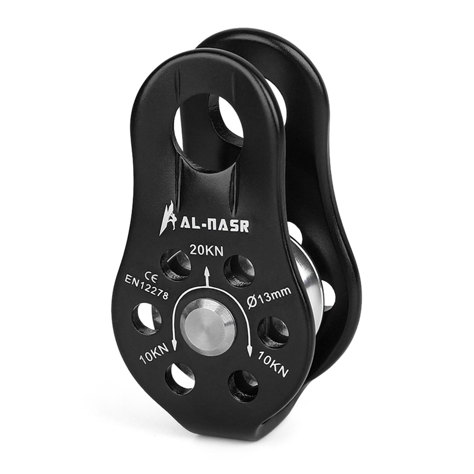 Fixed Pulley Cable Trolley Pulley with Ball Bearing Rock Climbing Caving Aloft Work Rescue