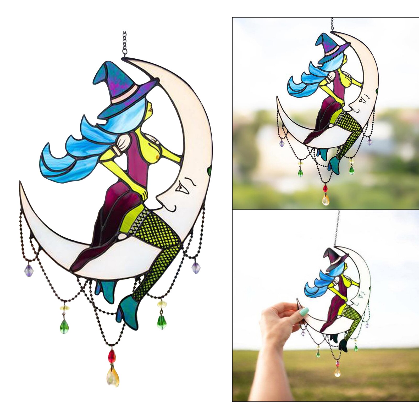 Rainbow Crystal Glass Pendant Prisms Chandelier ing Decors