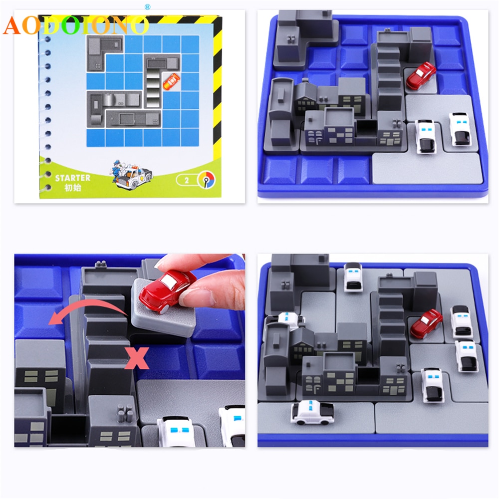 puzzle 3D gry planszowe zabawka samochód Miasto zatrzymać inteligencja IQ Centrum szkolenie edukacja dzieci dzieci rodzina zabawa zabawa bawić się zabawkami