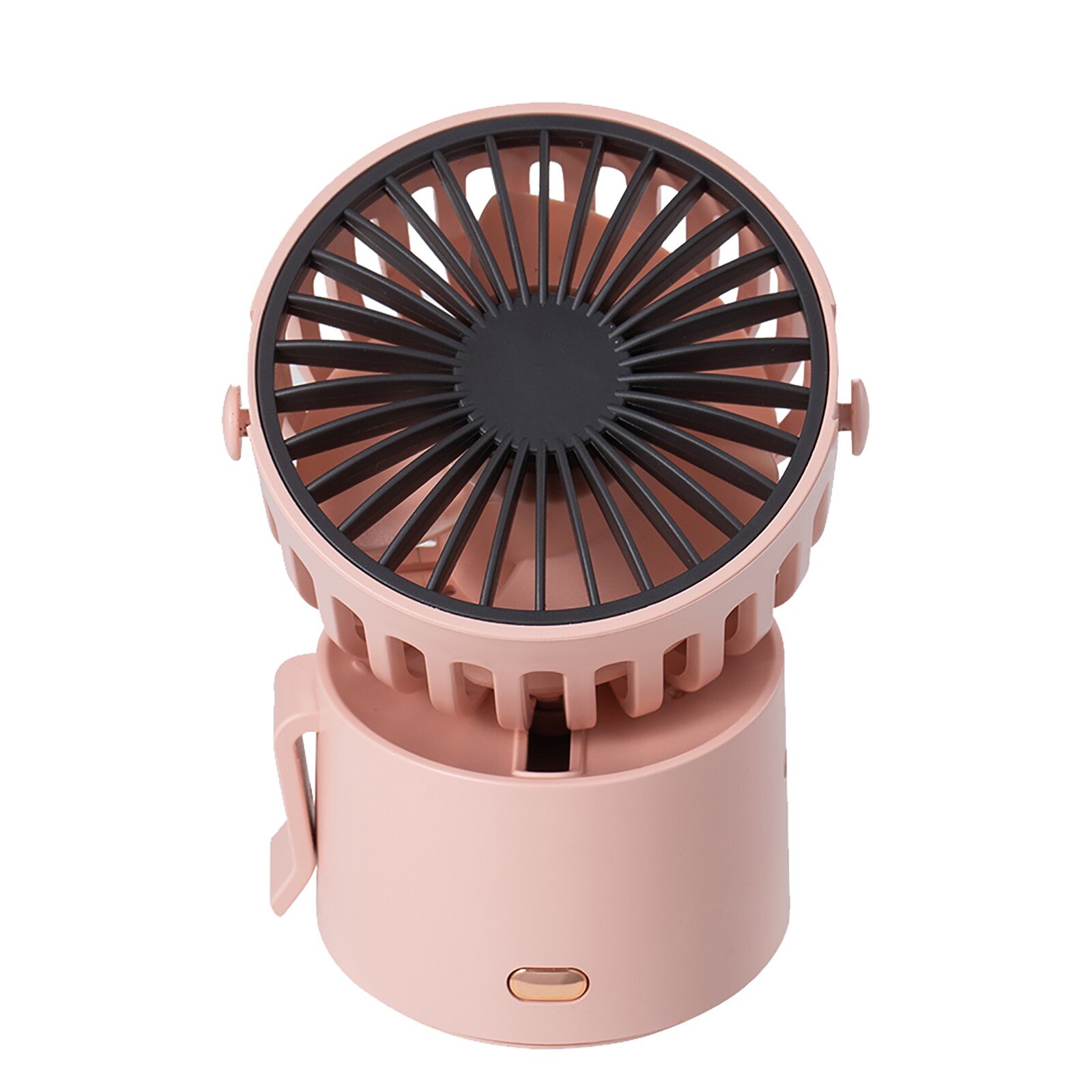 ISHOWTIENDA Desktop Fan - Dual-Port, Adjustable Angle, 3-Speed USB Mini Fan: C