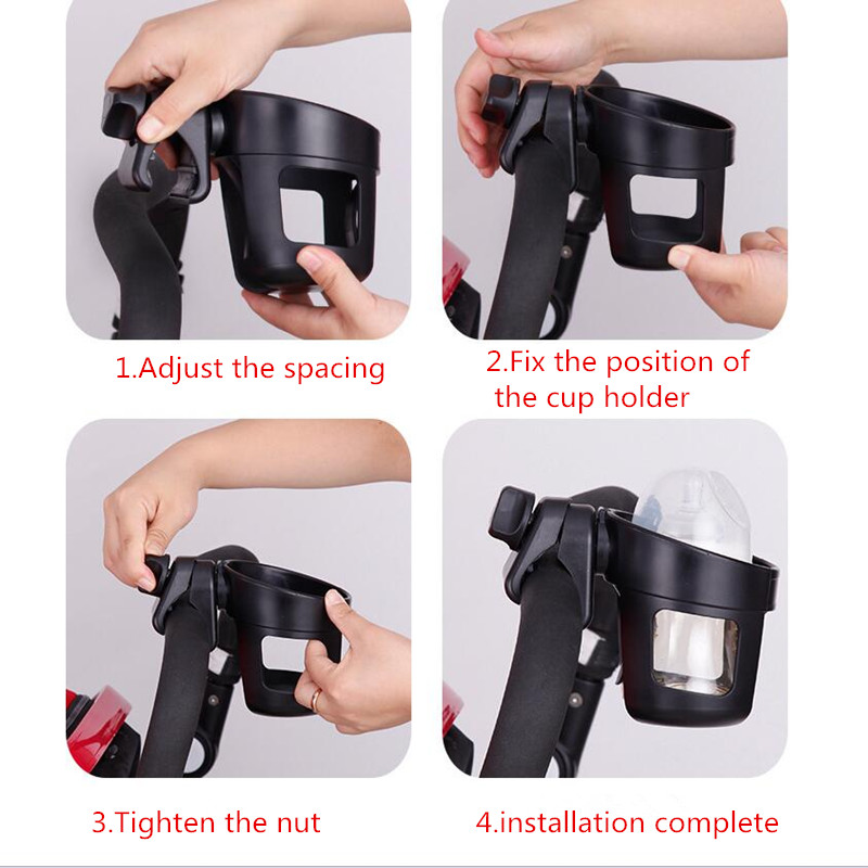Babyvogn koppholder universal barnevogn flaskestativ sykkel drikkeholder barnevogn arrangør tilbehør til yoya yoyo bugaboo bee